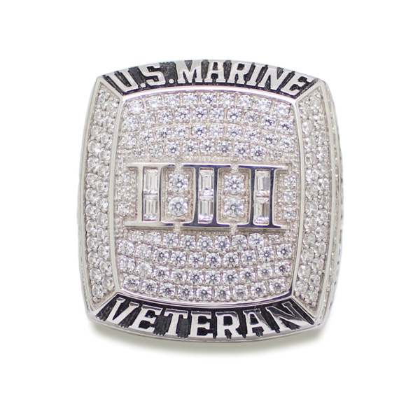 U.S. 3RD Marine Air Wing Veteran Ring Custom Champion Ring